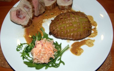 Vepřová panenka špikovaná panchetou