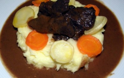 Hovězí líčka na červeném víně